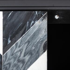Černá mangová skříň Richmond Rostelli 150 x 100 cm