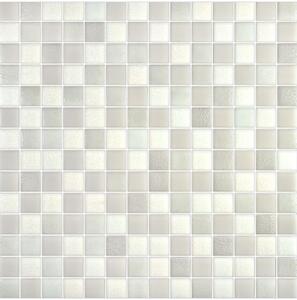 Hisbalit Skleněná mozaika bílá Mozaika CAIRO 2,5x2,5 (33,3x33,3) cm - 25CAIROLH