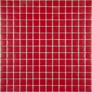 Hisbalit Skleněná mozaika červená Mozaika 174E 2,5x2,5 (33,3x33,3) cm - 25174ELH