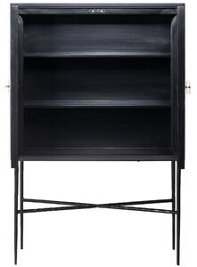 Černá mangová skříň Richmond Rostelli 150 x 100 cm