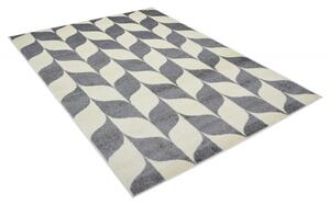 Makro Abra Moderní kusový koberec MAROKO T412B šedý / bílý Rozměr: 140x190 cm