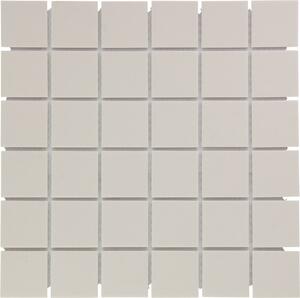 The Mosaic Factory Obklad keramická bílá Mozaika 5 White 4,8x4,8 (30,9x30,9) cm - LO1010