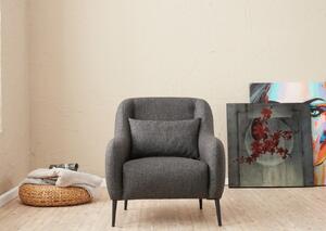 Atelier del Sofa 1-místná pohovka - křeslo Venus 1-Seat - Anthracite, Antracitová