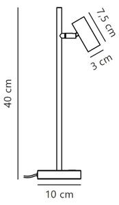 Nordlux - LED Stmívatelná stolní lampa OMARI LED/3,2W/230V bílá