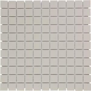The Mosaic Factory Obklad keramická bílá Mozaika 2 White 2,3x2,3 (30x30) cm - LO2310