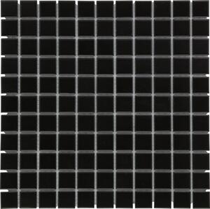 FIN Obklad keramická černá Mozaika Black mat 23 2,3x2,3 (30x30) cm - WAM230317