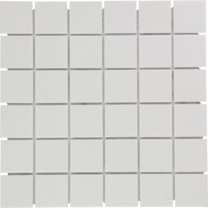 The Mosaic Factory Obklad keramická bílá Mozaika Super White 4,8x4,8 (30,9x30,9) cm - LO1010S