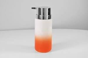 Kontrast Zásobník na mýdlo Peridot oranžovo-bílý