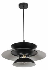 Lustr na lanku BERIT 1xE27/20W/230V černá