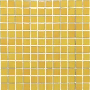 The Mosaic Factory Keramická mozaika žlutá Mozaika Flamed Yellow Glossy 23 2,3x2,3 (30x30) cm - AF230002