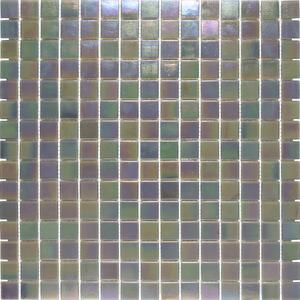 The Mosaic Factory Obklad skleněná šedá Mozaika Dark Grey Pearl 2x2 (32,3x32,3) cm - GMP124