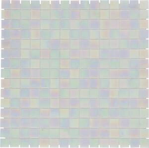 The Mosaic Factory Obklad skleněná bílá Mozaika Off White Pearl 2x2 (32,3x32,3) cm - GMP114