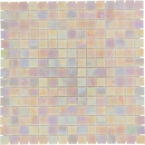 The Mosaic Factory Obklad skleněná růžová Mozaika Light Pink Pearl 2x2 (32,3x32,3) cm - GMP304