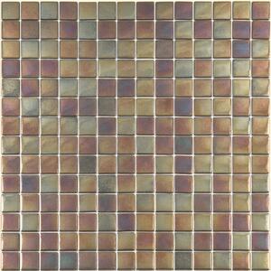 Hisbalit Obklad skleněná zlatá Mozaika 501 2,5x2,5 (33,3x33,3) cm - 25501LH