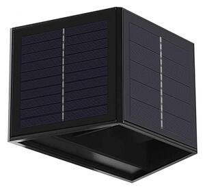 LED Solární nástěnné svítidlo CUBUS 2xLED/1,5W/3,7V 1500 mAh IP54
