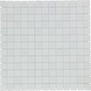 The Mosaic Factory Obklad skleněná bílá Mozaika Extra White mix 2,3x2,3 (31,8x31,8) cm - MOMIX50C