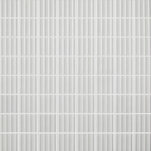 Hisbalit Skleněná mozaika bílá 3D Mozaika ALGODÓN 4x4 (32x32) cm - 40ALGO