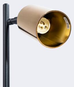 Sollux SL.1389 - Stolní lampa WINX 1xGU10/10W/230V černá/zlatá