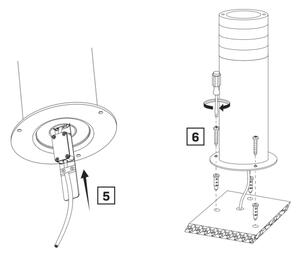 Venkovní lampa RINO 1xE27/12W/230V IP54 74 cm černá