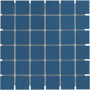 The Mosaic Factory Obklad keramická modrá Mozaika 5 Blue 4,8x4,8 (30,9x30,9) cm - LO1019
