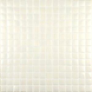 Hisbalit Skleněná mozaika bílá Mozaika 718 2,5x2,5 (33,3x33,3) cm - 25718MH