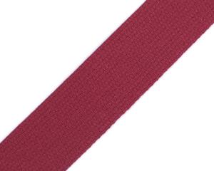 Popruh bavlněný 490011/8550 vínový, šíře 3cm (popruh v metráži)