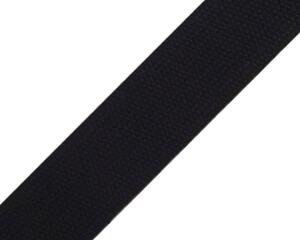 Popruh bavlněný 490011/7001 černý, šíře 3cm (popruh v metráži)