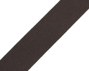 Popruh bavlněný 490011/7930 tmavě hnědý, šíře 3cm (popruh v metráži)