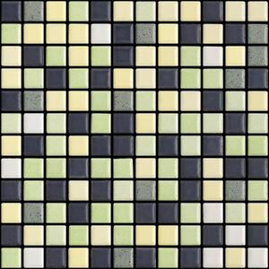 APPIANI Obklad keramická žlutá Mozaika ENERGY 03-25 2,5x2,5 (30x30) cm - XENE703