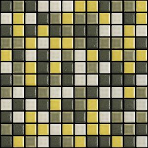 APPIANI Obklad keramická žlutá Mozaika NATURA 02-25 2,5x2,5 (30x30) cm - XNAT702