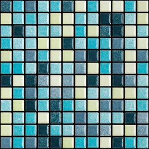 APPIANI Obklad keramická modrá Mozaika LAGUNA BLU 02-25 2,5x2,5 (30x30) cm - XLAB702