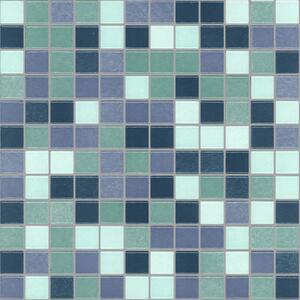 APPIANI Obklad keramická zelená Mozaika XWELL711 2,5x2,5 (30x30) cm - XWEL711