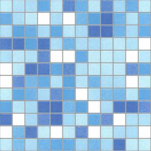 APPIANI Obklad keramická modrá Mozaika XWELL703 2,5x2,5 (30x30) cm - XWEL703