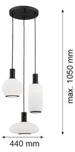 Argon 6323 - Lustr na lanku SAGUNTO PLUS 3xE27/15W/230V
