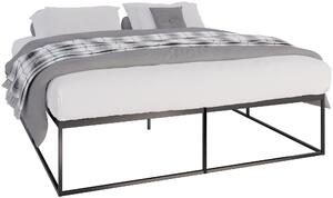 Kovová postel Scala ~ 200x180, v46 cm - Černá