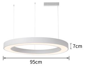 Immax NEO 07214L - LED Stmívatelný lustr PASTEL LED/68W/230V bílá 95cm Tuya + DO