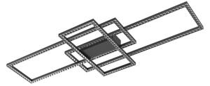 Zuma Line MX7907-3B-3BT- LED Stropní svítidlo ERVI LED/52W/230V 2700-6000K černá