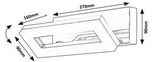 Rabalux 75019 - LED Koupelnové nástěnné svítidlo BLAS LED/15W/230V 4000K