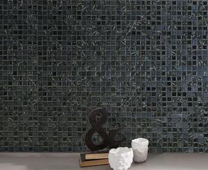 MOSAVIT Skleněná mozaika černá Mozaika GALAXY KARAT 2,5x2,5 (31,6x31,6) cm - GALKAR