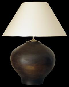 Keramická lampa K301, Kelt - Lampa se stínidlem-zlaté doplňky