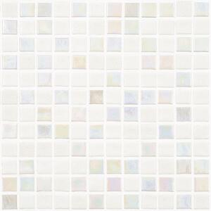 MOSAVIT Obklad skleněná bílá Mozaika TESSA BLANCO 2,5x2,5 (31,6x31,6) cm - TESBLA