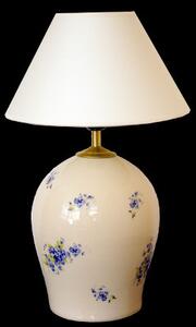 Keramická lampa D503, Dekor, 35cm - Lampa se stínidlem-zlaté doplňky