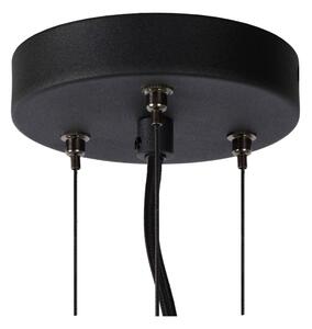 Lucide 45401/40/65 - Lustr na lanku OLIVIA 3xE27/40W/230V pr. 40 cm černá