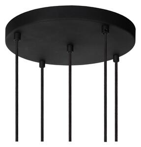 Lucide 45402/15/30 - Lustr na lanku MARIUS 5xE27/40W/230V černá