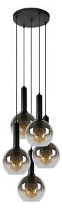 Lucide 45402/15/30 - Lustr na lanku MARIUS 5xE27/40W/230V černá