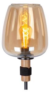 Lucide 45708/01/62 - Stojací lampa ILONA 1xE27/40W/230V černá/béžová