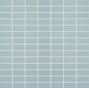 Hisbalit Skleněná mozaika šedá Mozaika 569 DOPPEL 2,3x4,6 (33,3x33,3) cm - RT569DOP