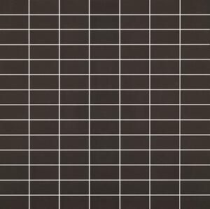 Hisbalit Obklad skleněná černá Mozaika 574 DOPPEL 2,3x4,6 (33,3x33,3) cm - RT574DOP