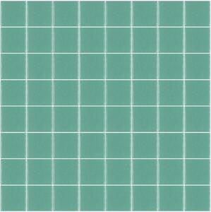 Hisbalit Skleněná mozaika zelená; tyrkysová Mozaika 222A MAT 4x4 4x4 (32x32) cm - 40222AMH