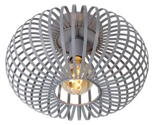 Lucide 78174/40/33 - Stropní svítidlo MANUELA 1xE27/60W/230V pr. 39,5 cm šedá